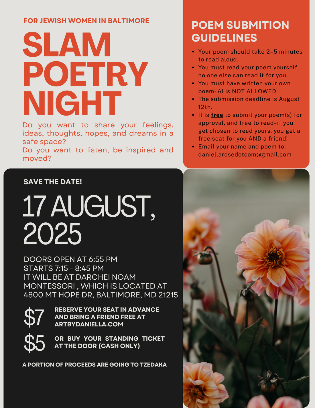Past and Future Event Flyers