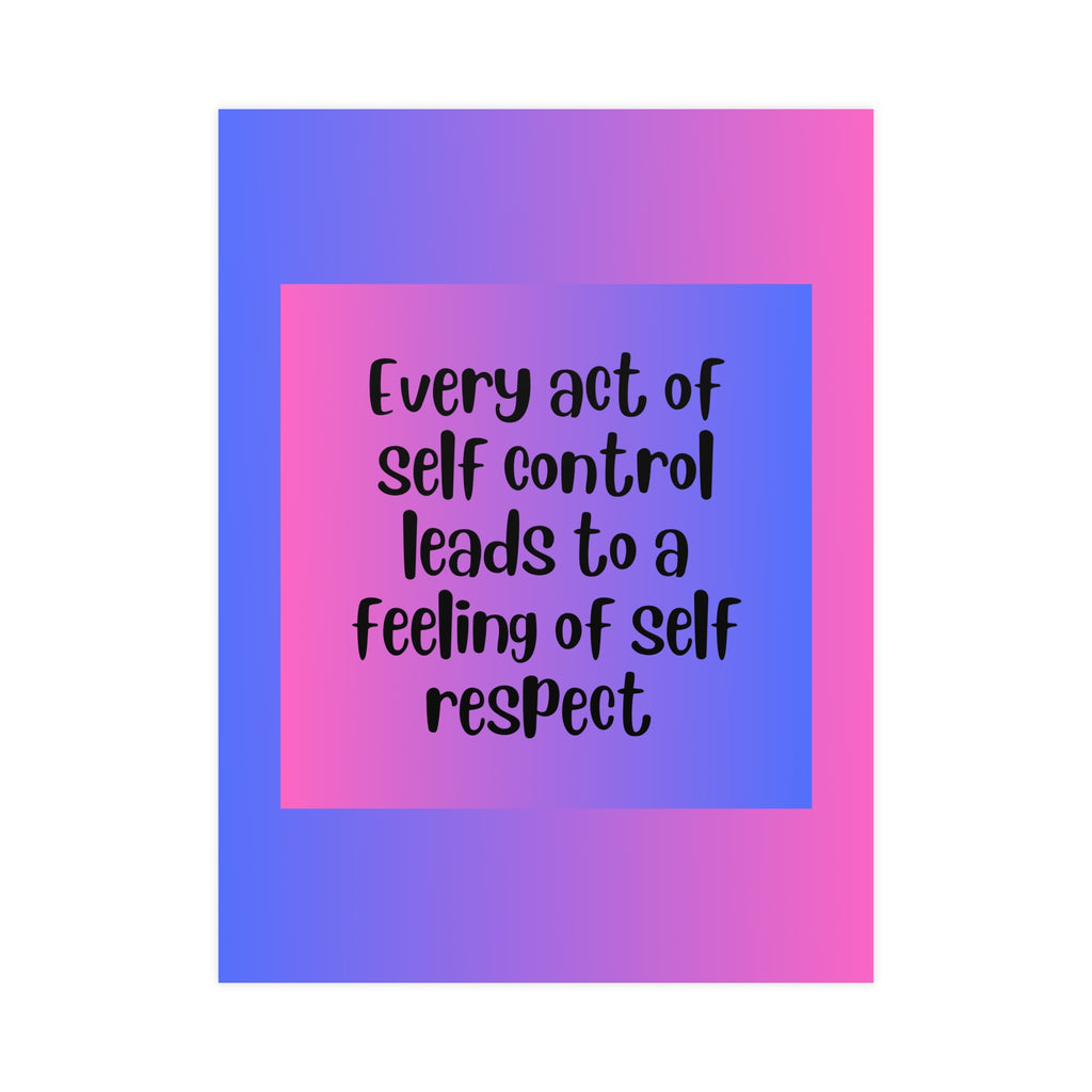 Inspirational Quote Poster: Every Act Of