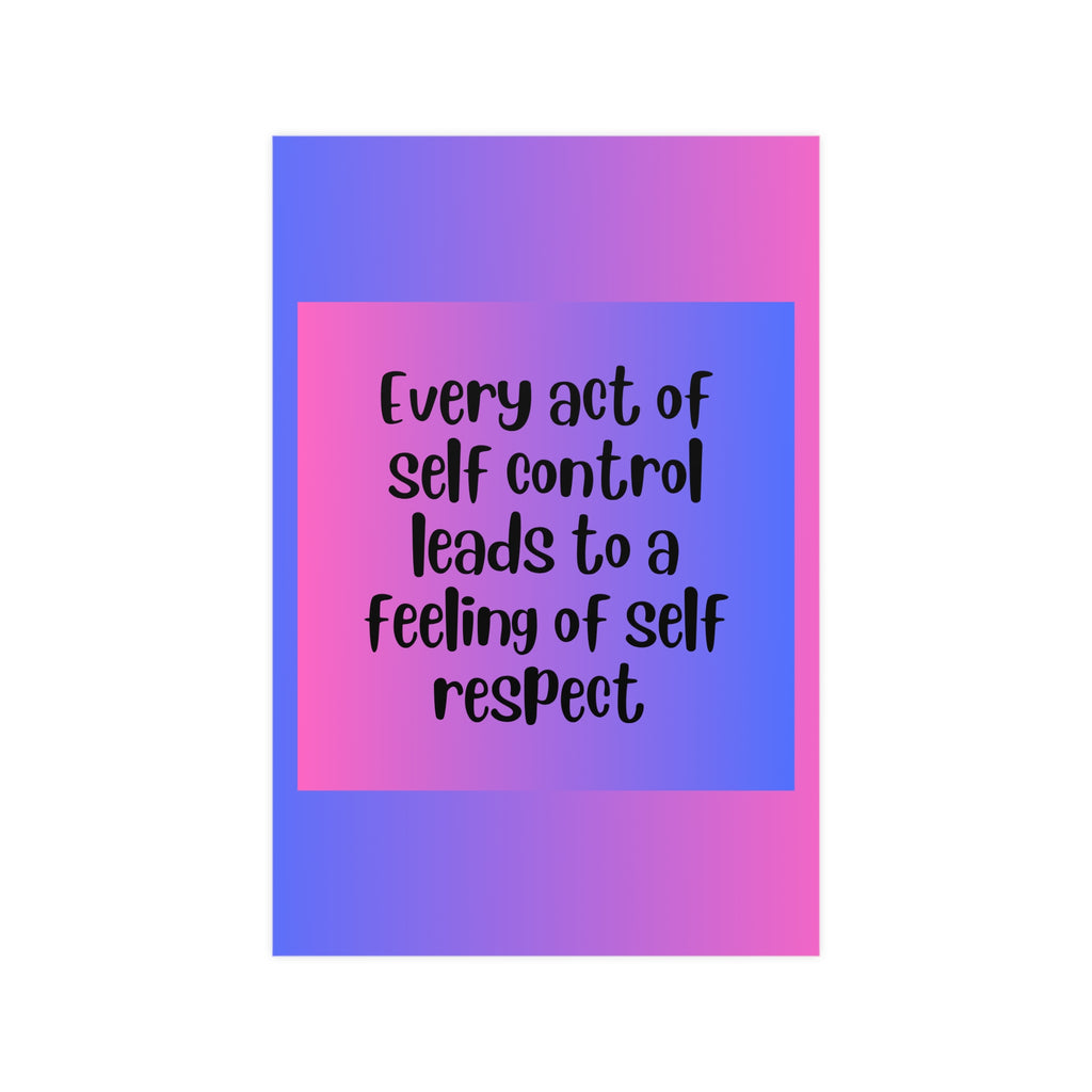Inspirational Quote Poster: Every Act Of
