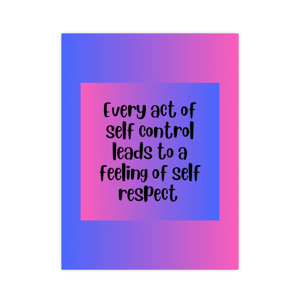 Inspirational Quote Poster: Every Act Of