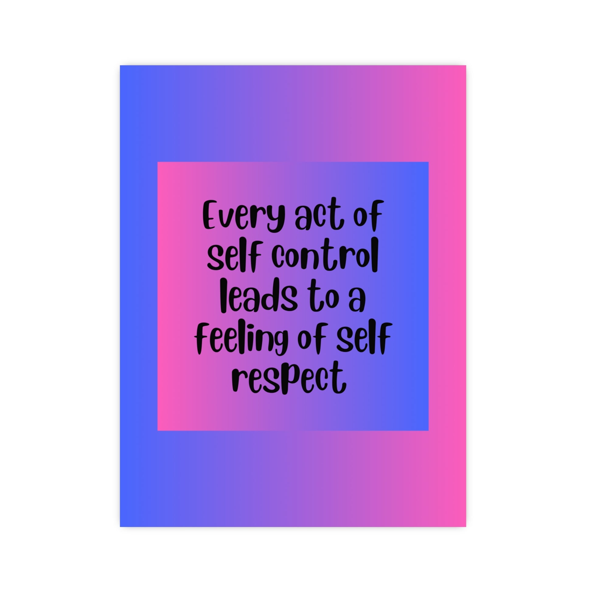 Inspirational Quote Poster: Every Act Of