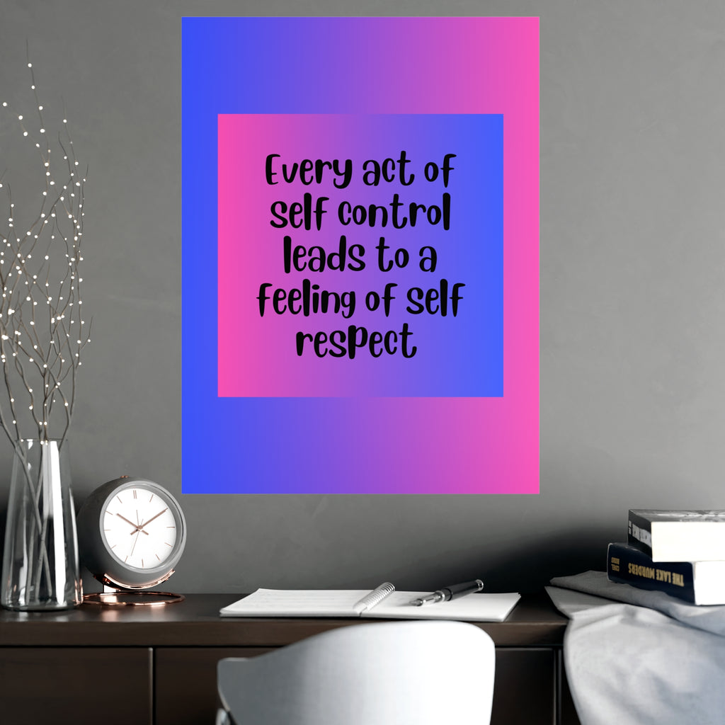 Inspirational Quote Poster: Every Act Of
